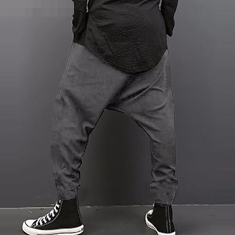 Мужские Широкие штаны Zogaa повседневные свободные хлопковые шаровары в стиле хип