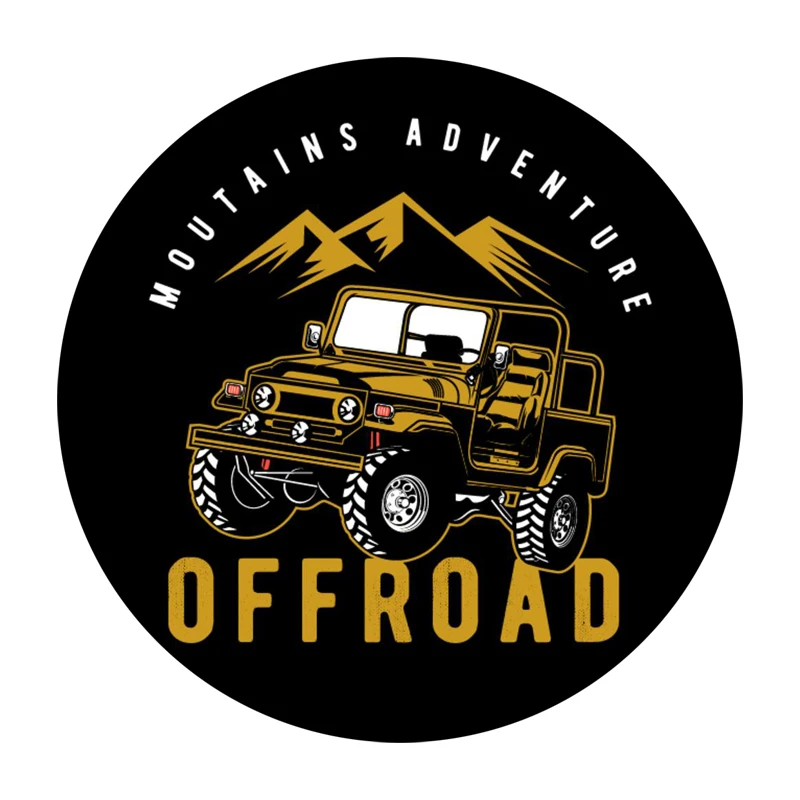 

OFFROAD Crossing Snow Mountain Self-driving Hardcore Off-road Vehicle Car Sticker Windshield Bumper Motorcycle Helmet Decal