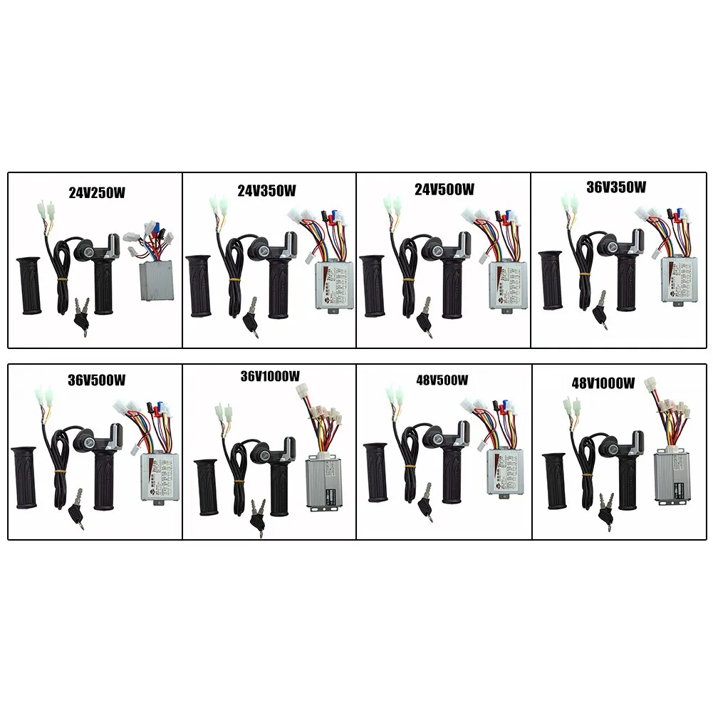 Стальной контроллер и дроссельная заслонка 1 шт. 250 Вт 1000 черный + серебристый