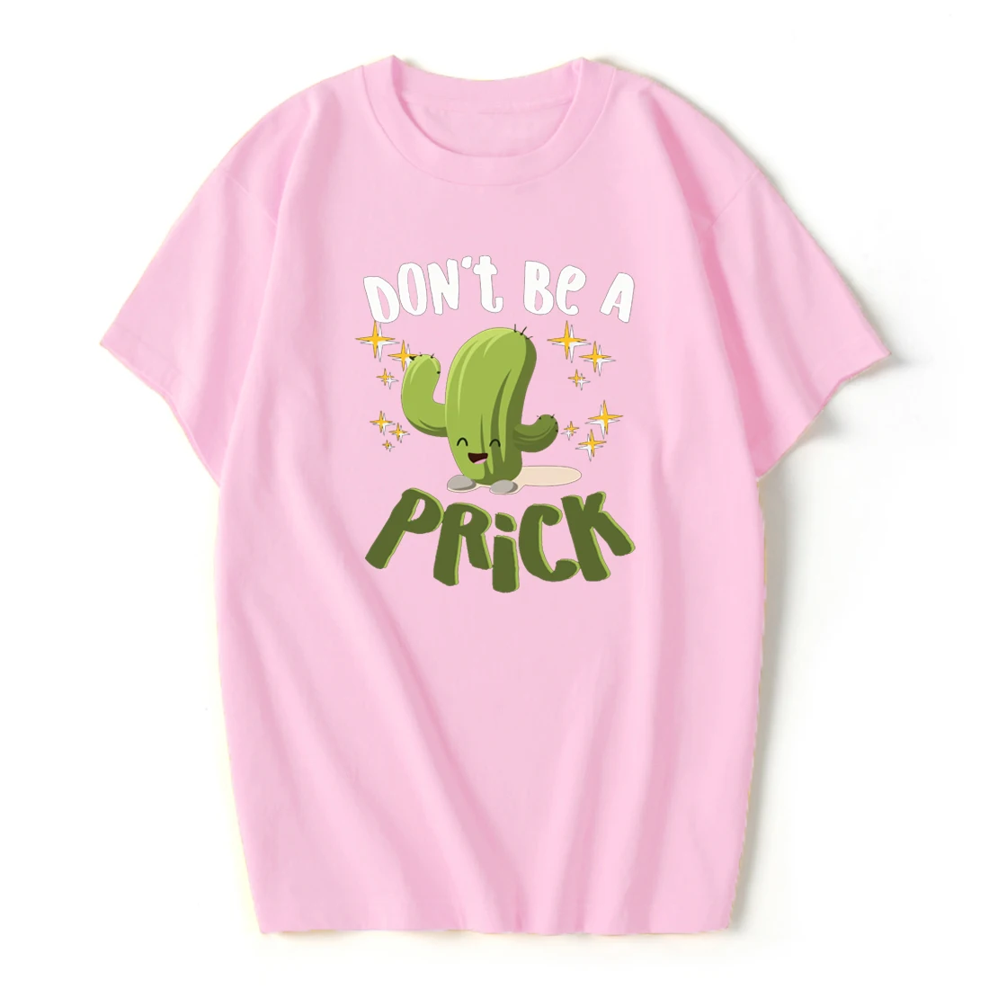 

Футболка женская повседневная с принтом кактуса и букв, лето 2020