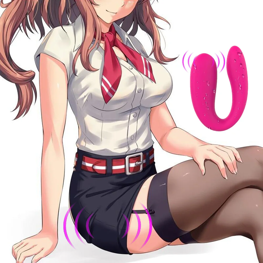 Вибратор с двойным входом для одновременной стимуляции ануса и влагалища для пар, надевающих его, женский стимулятор точки G, товары для сексуальных игр.