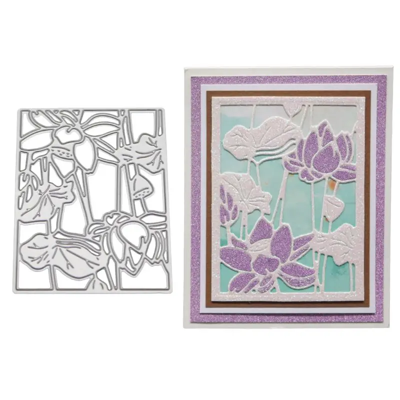 

Металлическая рамка с цветком, трафарет для скрапбукинга "сделай сам", штамп для альбомов