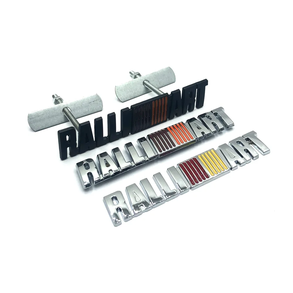 1 шт. RALLIART ралли АРТ передний значок автомобиля подходит для MITSUBISHI Racing решетка