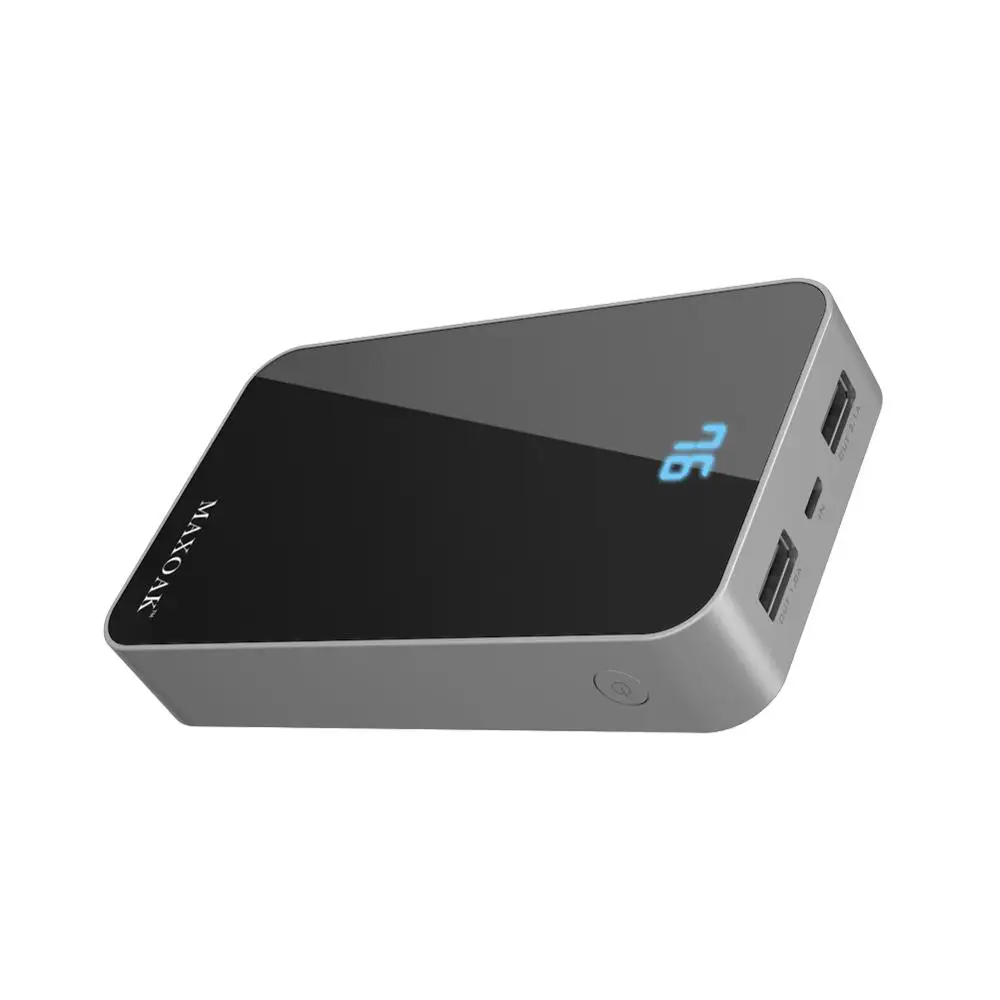 MAXOAK Dual USB power bank портативное зарядное устройство для мобильного телефона 13000mA power bank для мобильного телефона