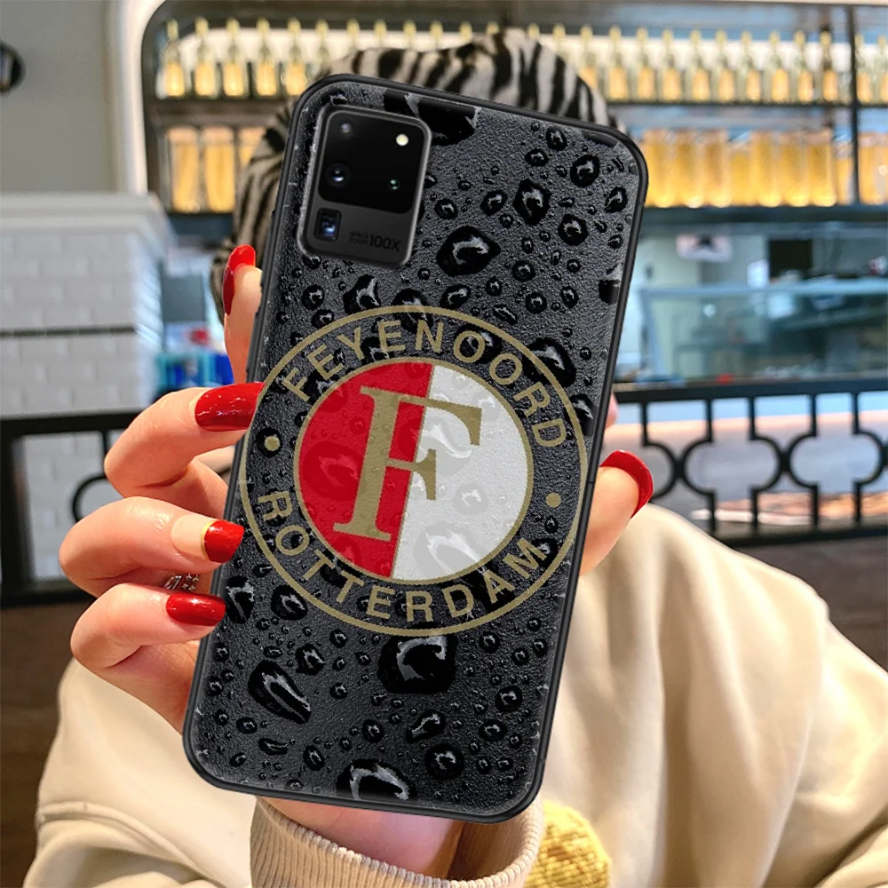 

Feyenoords Soccer Phone case For Samsung Galaxy Note 4 8 9 10 20 S8 S9 S10 S10E S20 Plus UITRA Ultra black soft coque painting