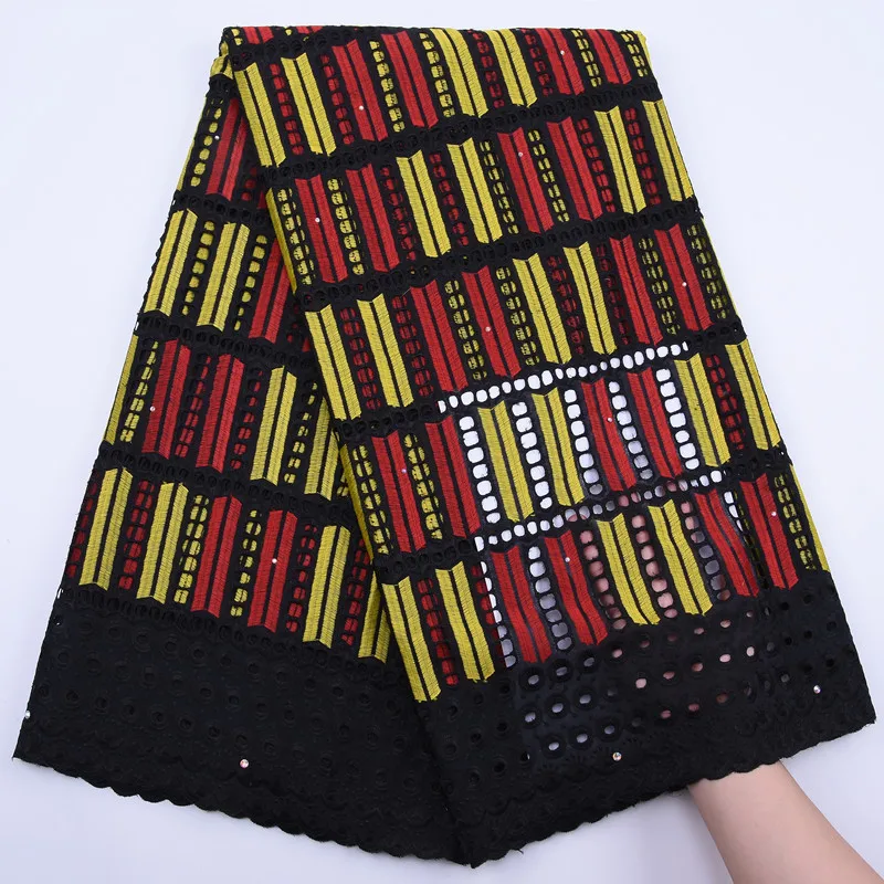 

Top Sale Swiss Voile Lace In Switzerland High Quality Nigerian African Dry Lace Fabric Embroiderey Cotton Lace For Garment 1773B