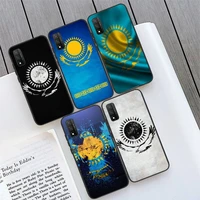 kazakhstan flag phone case for xiaomi mi 11 ultra 10t a1 a2 i6 5x smart 9 se 8 lite max2 funda coque cover