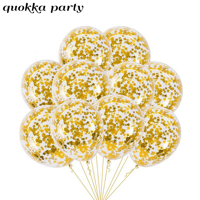 10 шт. декоративные шары из золотой фольги|Воздушные и аксессуары| |
