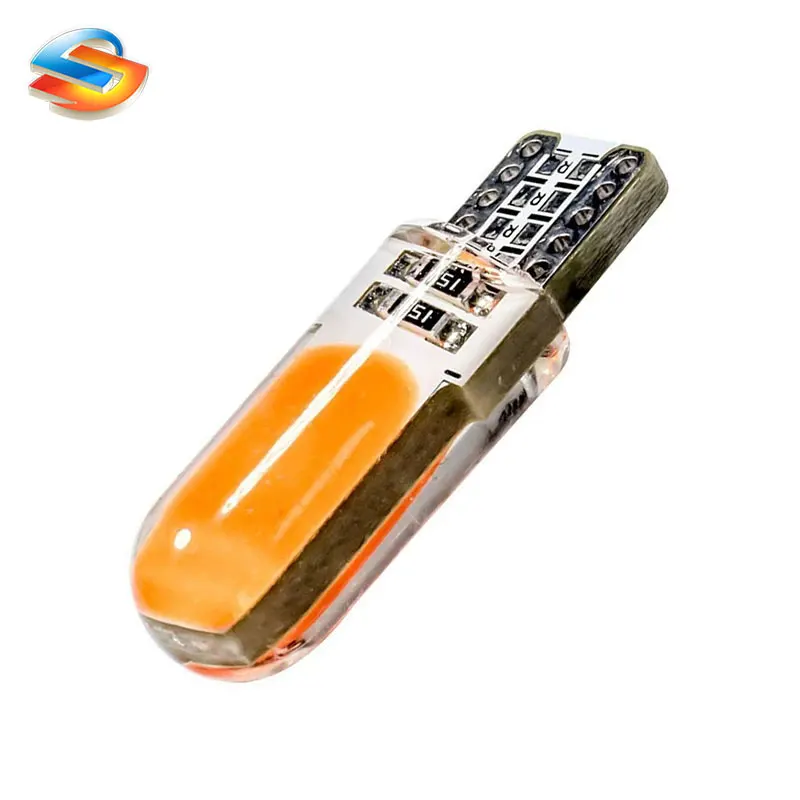 YSY 100 шт. новый тип силикона 12SMD Высокая мощность COB T10 светодиод 194 168 W5W