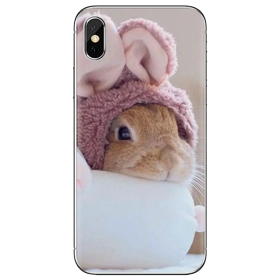 Кролик мышь Хомяк для Xiaomi mi Redmi Note 3 4 4X 5 6 7 8 8t 9 9s 9t 10 pro lite силиконовый чехол телефона