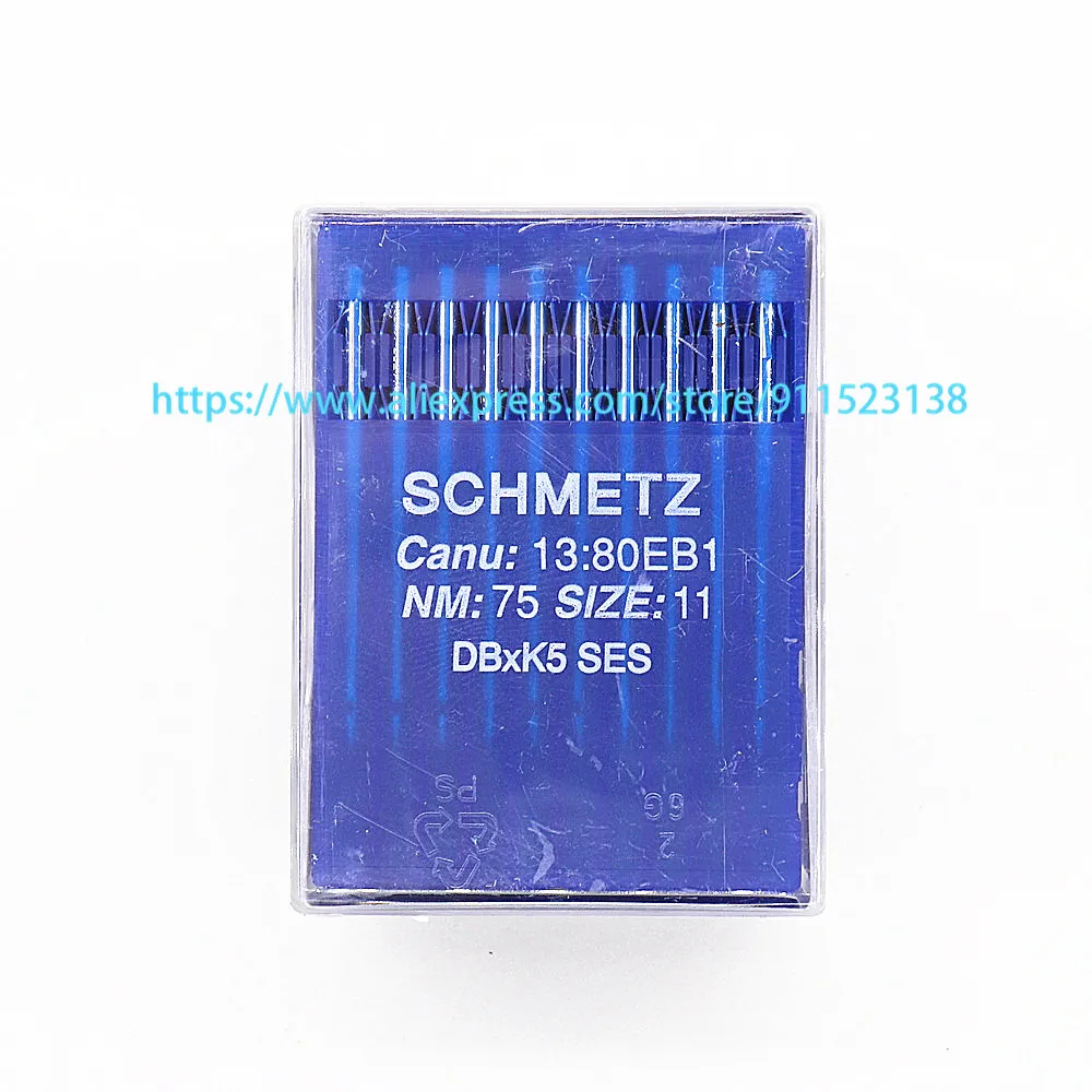 

100 Pcs Genuine Germany Schmetz Embroidery Needle DBxK5 SES Nm: 75 Size: 11 For Tajima Barudan SWF China Embroidery Machine