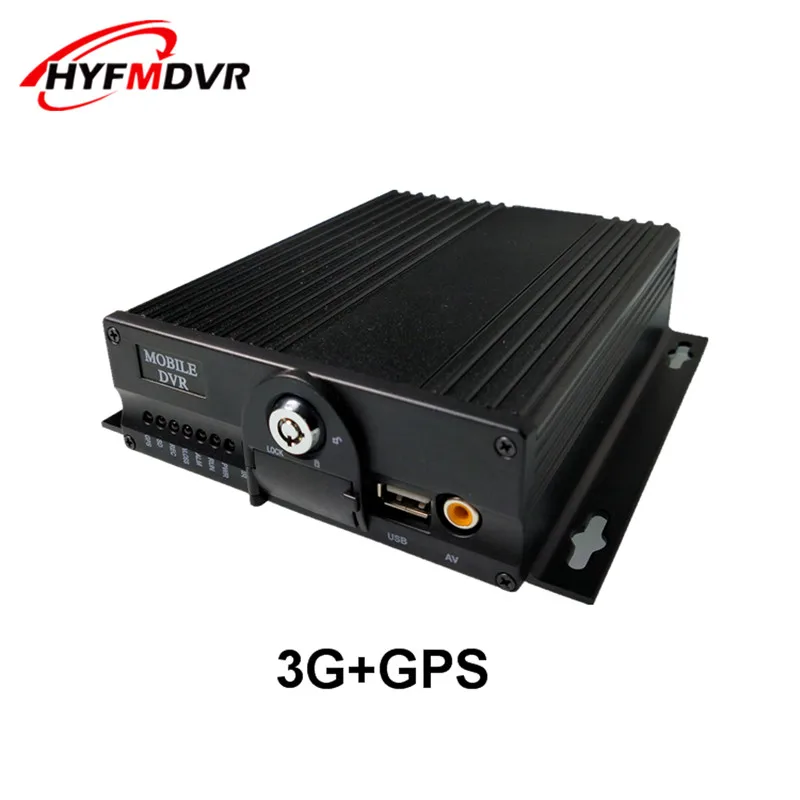 Оптовая продажа HD изображения 4 канала широкий напряжение DC8V 36V 3G GPS Мобильный DVR