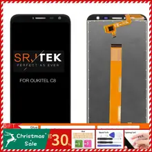 Для оригинального Oukitel C8, ЖК-дисплей, кодирующий преобразователь сенсорного экрана в сборе, запасной дисплей, 5,5 дюймов, oukitel C8, ЖК-дисплей