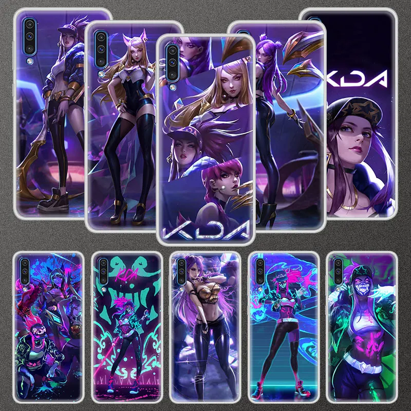 

Matte Case For Samsung Galaxy A50 A10 A70 A20e A30 A40 Soft Coque Bumper A20 A20s A10s Phone Cover Funda League Legends LOL Kda