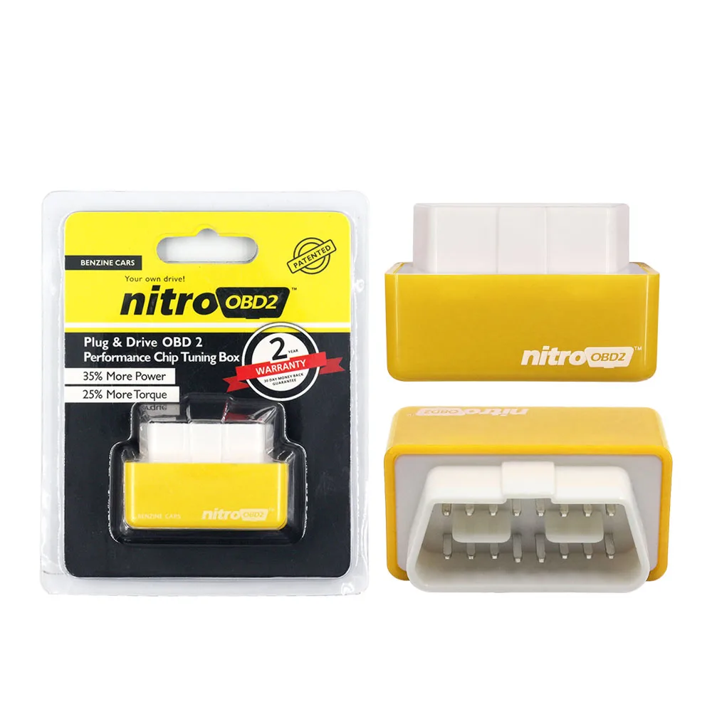 Автомобиль EcoOBD2 Nitro Obd2 для бензиновых автомобилей Eco OBD дизельный OBD2 чип тюнинг