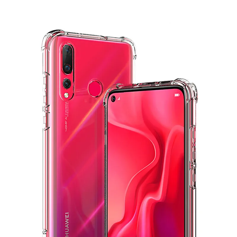 Мягкий прозрачный силиконовый чехол из ТПУ для Huawei Nova 3 3i 4 P20 P30 pro Honor V20 8X 8C 6A 6X 7X 7A 5C