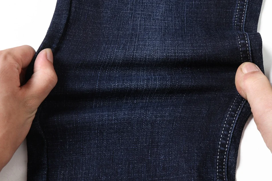 Xuan sheng straight men's jeans stretch blue black casual streetwear thick men's pants original business comfortable jeans