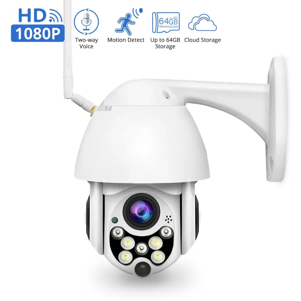 IP камера BESDER уличная Водонепроницаемая с поддержкой Wi Fi PTZ 1080P|Камеры