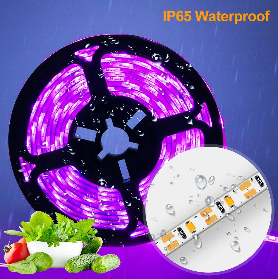 

Indoor Hydroponics Plant Led Grow Light Strip USB Phytolamp For Plants With SMD2835 Chip Full Spectrum Grow Light Grow Tent Tape