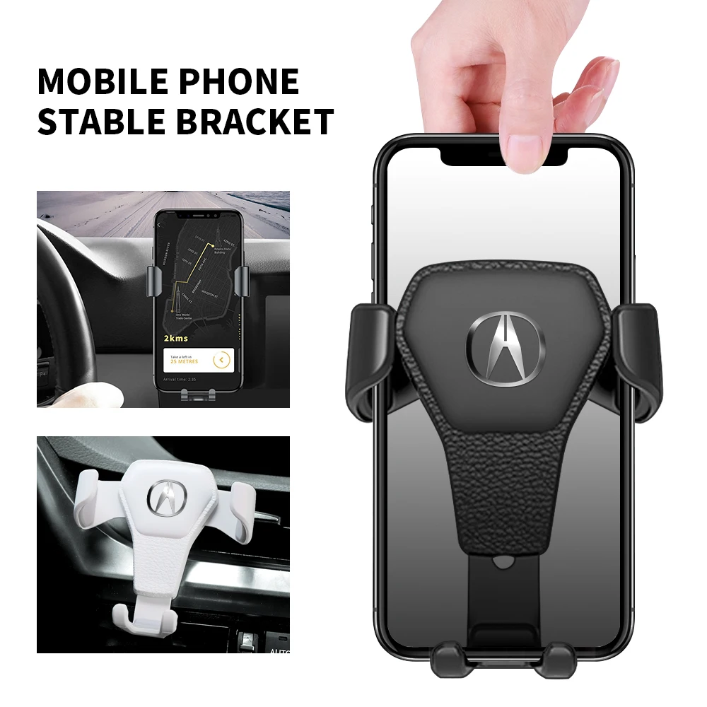 

1pcs Cell Phone Holder Cool Car Mobile Phone Bracket Holder No Magnetic Adjustable For ACURA MDX ILX RDX TLX TL RL