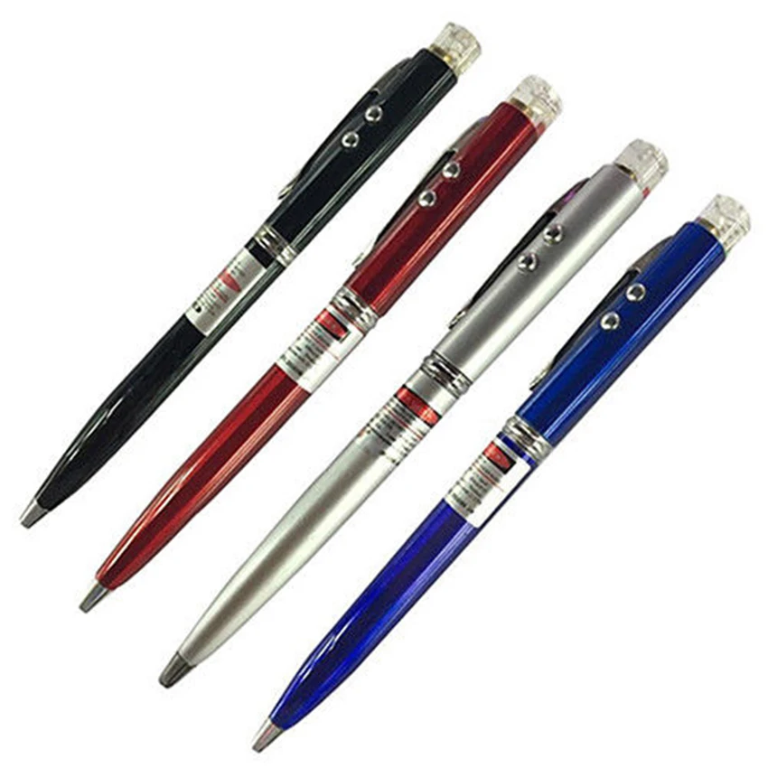Mini 3 in 1 Red Laser Pointer + LED Flashlight Lamp Ballpoint Pen high Multifunctional Tool School Educational Supplies | Канцтовары для