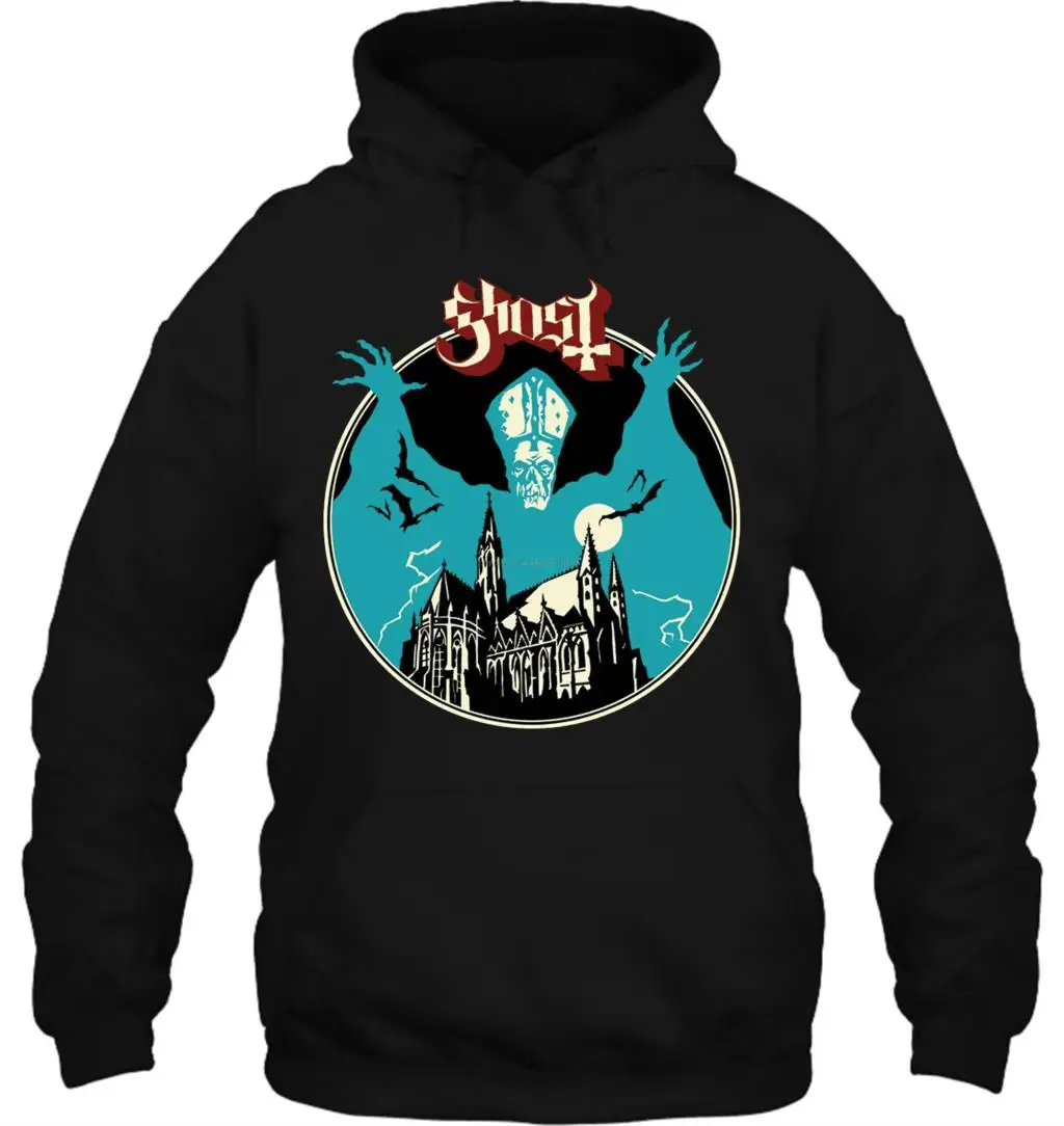 Мужская толстовка с капюшоном Новая Черно-белая футболка привидения BC Opus Eponymous XS