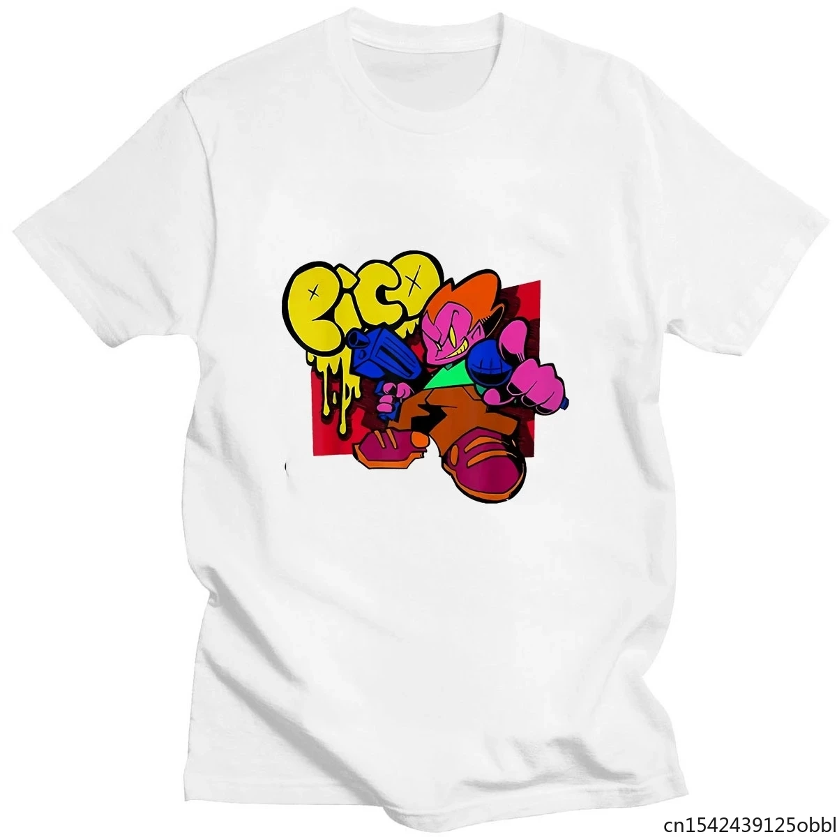 

New Casual Loose T-shirt cartoon dancing Graphic Printing Men's Short-sleeved Tops Hot Street Hip-hop Oversized Outfit