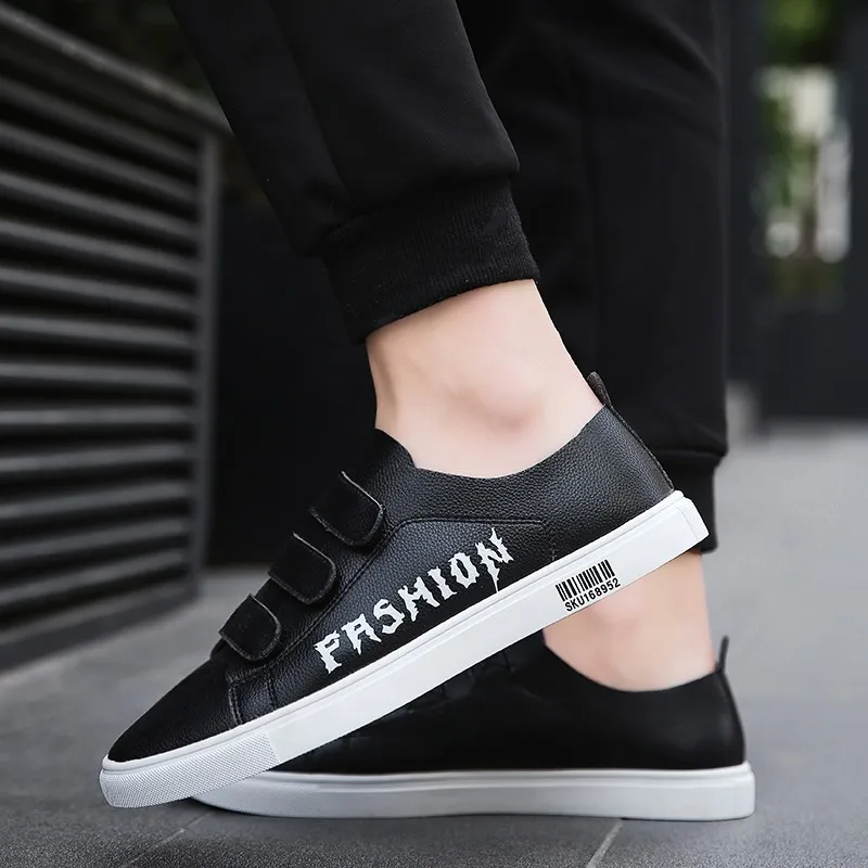 Мужские кожаные повседневные туфли классические модные мужские кроссовки на