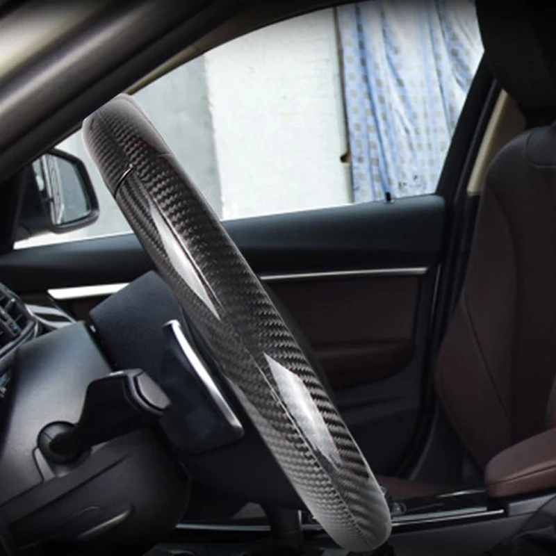 Скидка Рулевая ручка из углеродного волокна для BMW 3 серии F30 5 серии F10 F18, чехол для рулевого колеса, автомобильный аксессуар