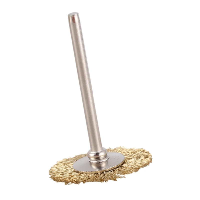 10 x Brass Wire Brush Round Brushes Disc Pot for Dremel 25MM | Инструменты