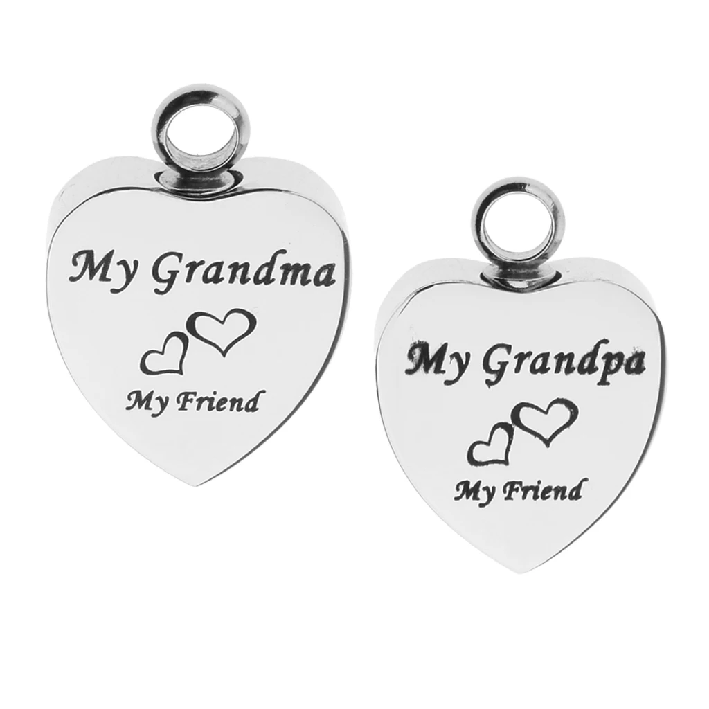 

Кулон из нержавеющей стали с изображением моего друга урна в виде сердца