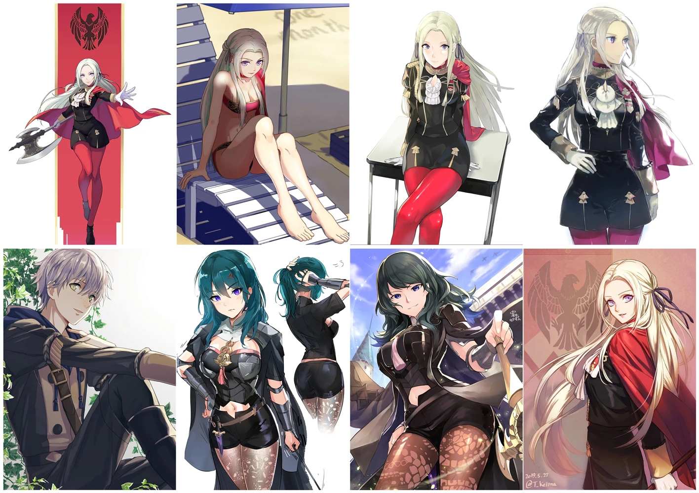 Огонь эмблема три дома полипропилен A3 8 штук Плакаты Плакат стены PPP072|Рисование и