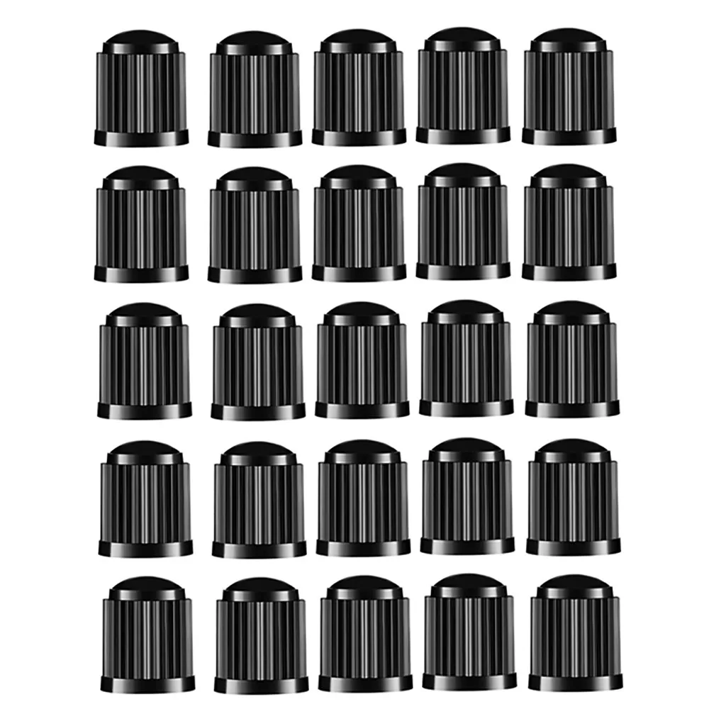 25 шт./лот бескамерные колпачки для пневматических клапанов колес автомобильных