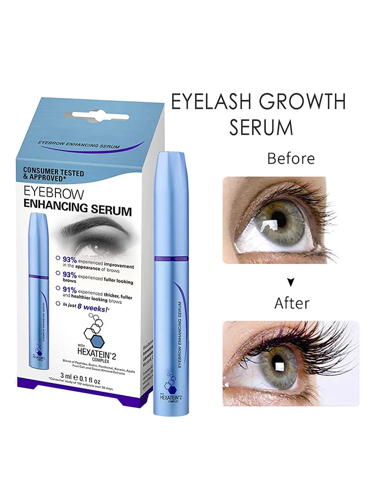 

3ml Eyelash /Eyebrow Growth Natural Serum 100% Original Eyelash Serum Eyebow Longer and Growth Bushy