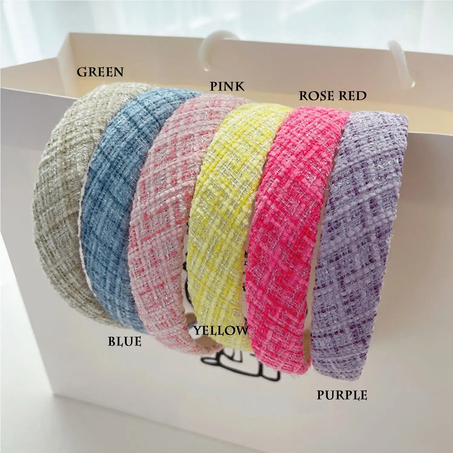 Повязка на голову с маленьким ароматом тканевая повязка женская подходящая ко