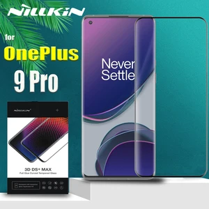 for oneplus 9 pro tempered glass screen protector nillkin 3d full coverage 9d edge safety protective glass on one plus 9 pro free global shipping