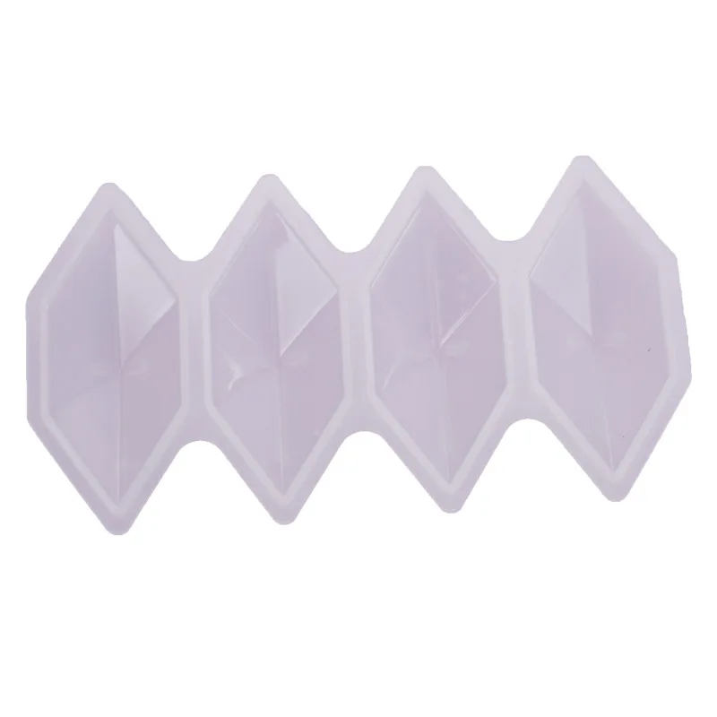 

DIY Crystal Epoxy Mold with Four Hexagonal Diamonds Diamond Pendant Pendant Mirror Silicone Mold