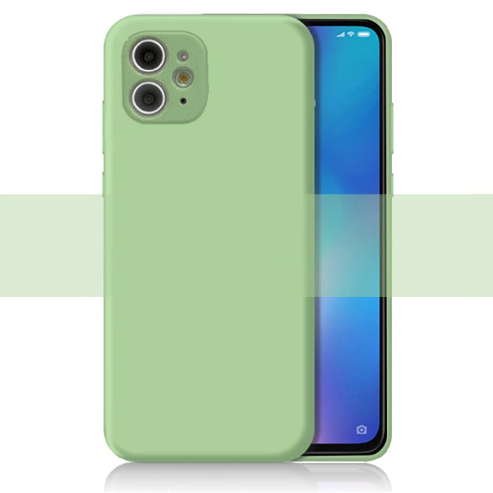 

New Liquid Silicone Case For iPhone 11 Pro X XS XR Max 6 6S 7 8 Plus Soft Phone Protective Back Cover Capa Fundas Coque