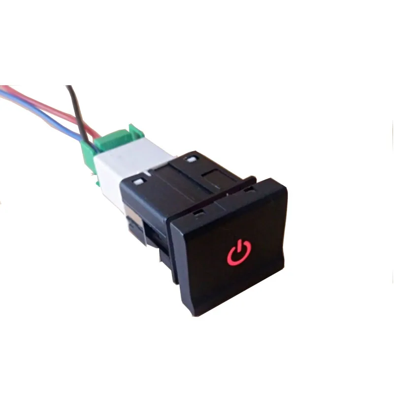 1PC LED DRL Fog Light Recorder Radar Music Power Supply Switch Button For Volkswagen POLO 14-18 | Switches &amp Relays