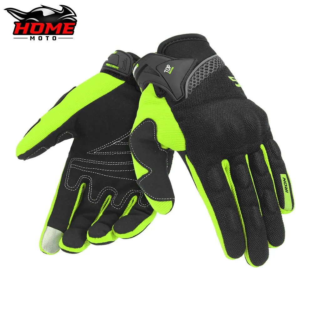 

Gloves For Motorcycle Four Seasons Breathable Gant Moto Durable Bmx Road Racing MTB Mittens Anti Fall Motorcycle Accessories