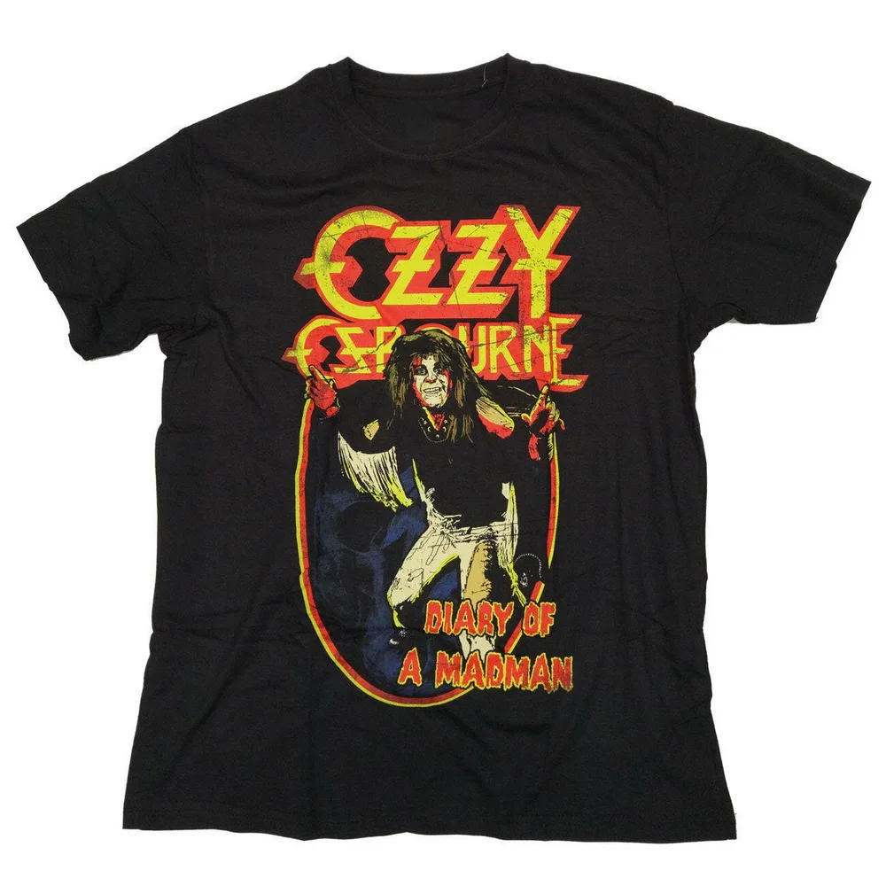 Ozzy Osborne Футболка Diary Of A Madman 100% Официальный Черный Sabbath хлопок подарок на день