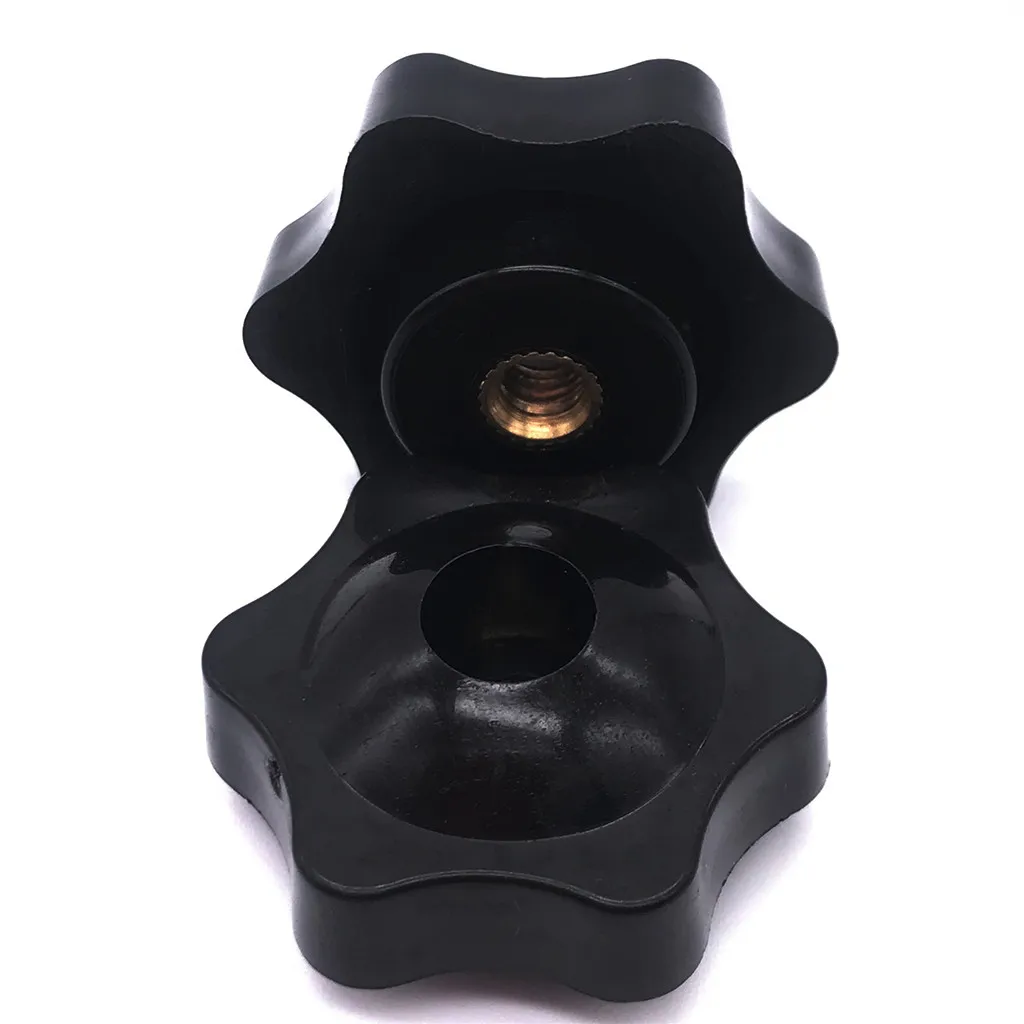 Звездная ручка внутренняя резьба 8 шт. черная пластиковая головка стандартная