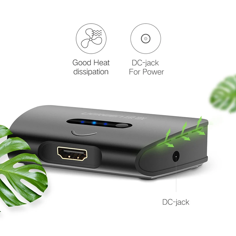 Ugreen 3 порта HDMI переключатель 1080P Коммутатор HDMI разветвитель HDMI порт для xbox 360 PS3 PS4 Android концентратор 3 входа в 1 выход HDMI адаптер