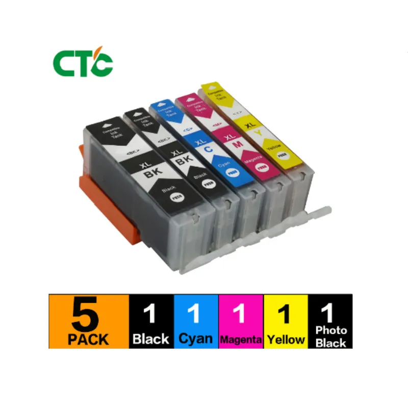 5 шт. совместимый чернильный картридж для принтера Canon PGI425 CLI426 PIXMA IP4840 IP4940 IX6540 MG5140
