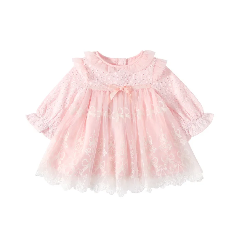 Детское кружевное платье для девочек с вышивкой на свадьбу дня рождения | Детская