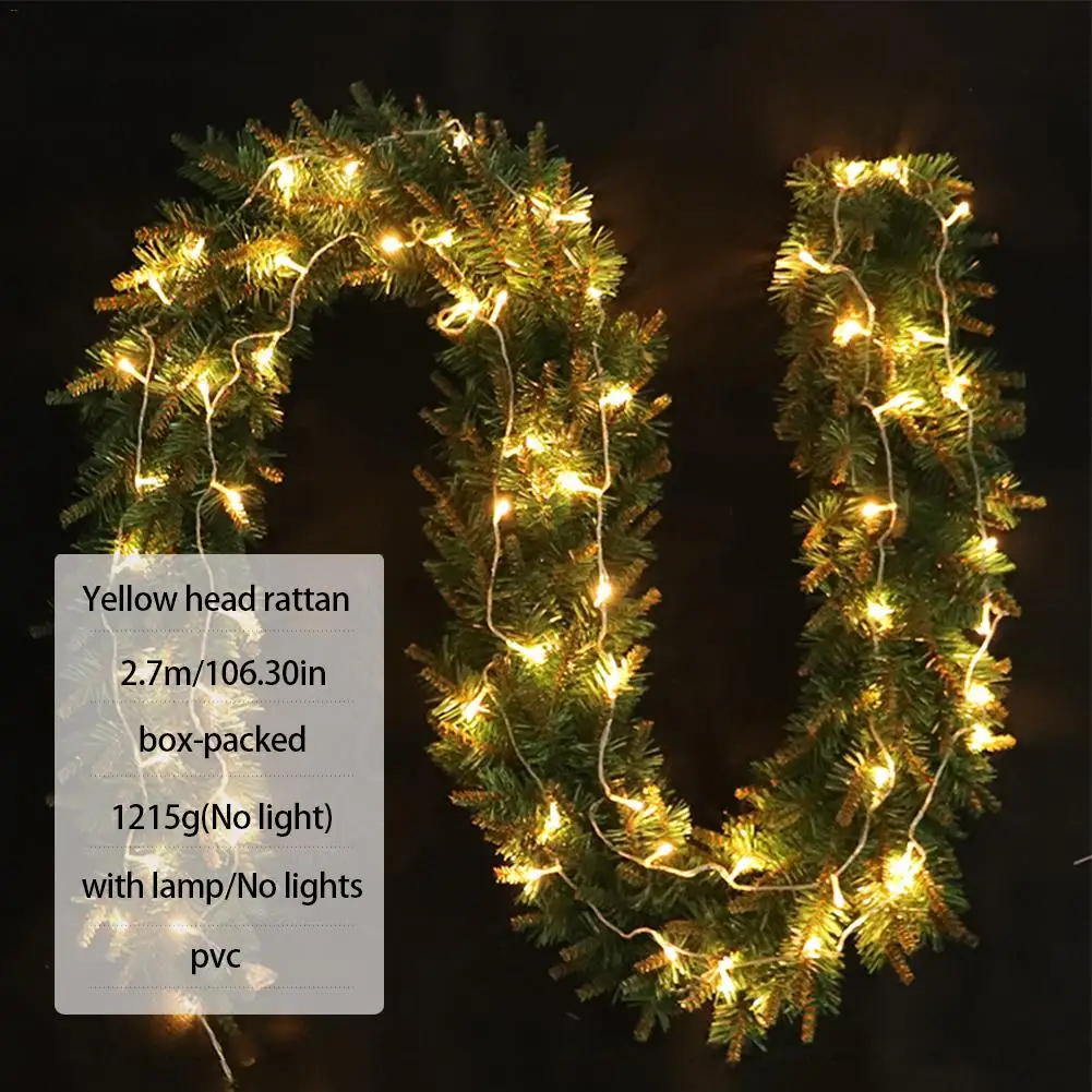 Рождественские желтые головки гирлянды светодиодный свет дома для отелей моллов