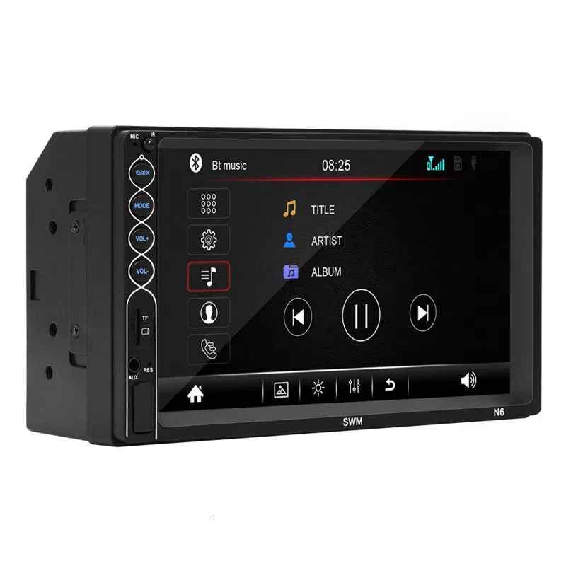 N6 2din автомобильный мультимедийный плеер HD Автомобильный Bluetooth MP5 карта U диск