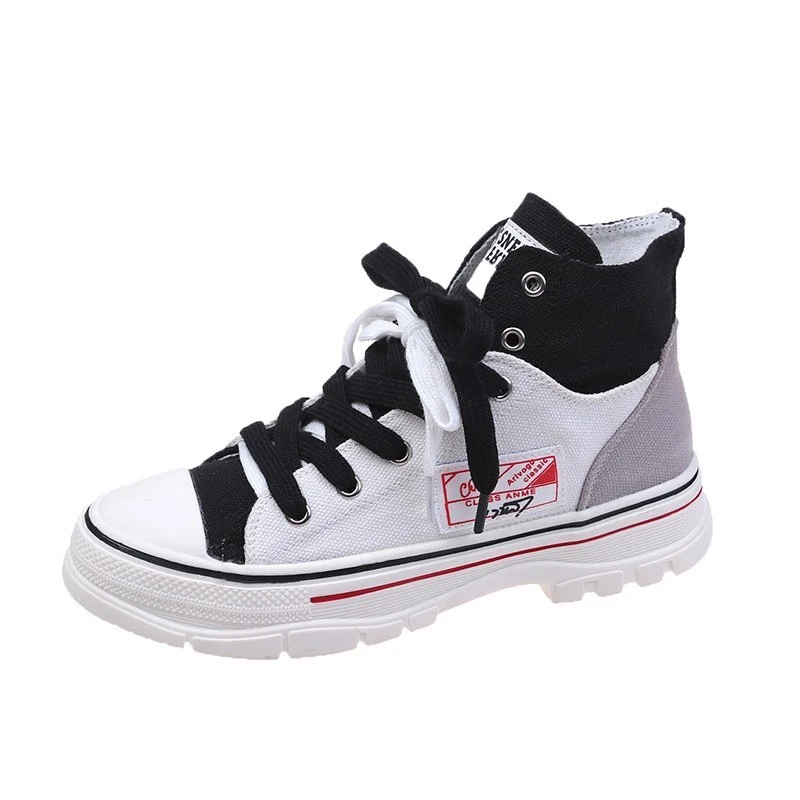 Кеды женские высокие холщовые кроссовки на массивной платформе дизайнерские