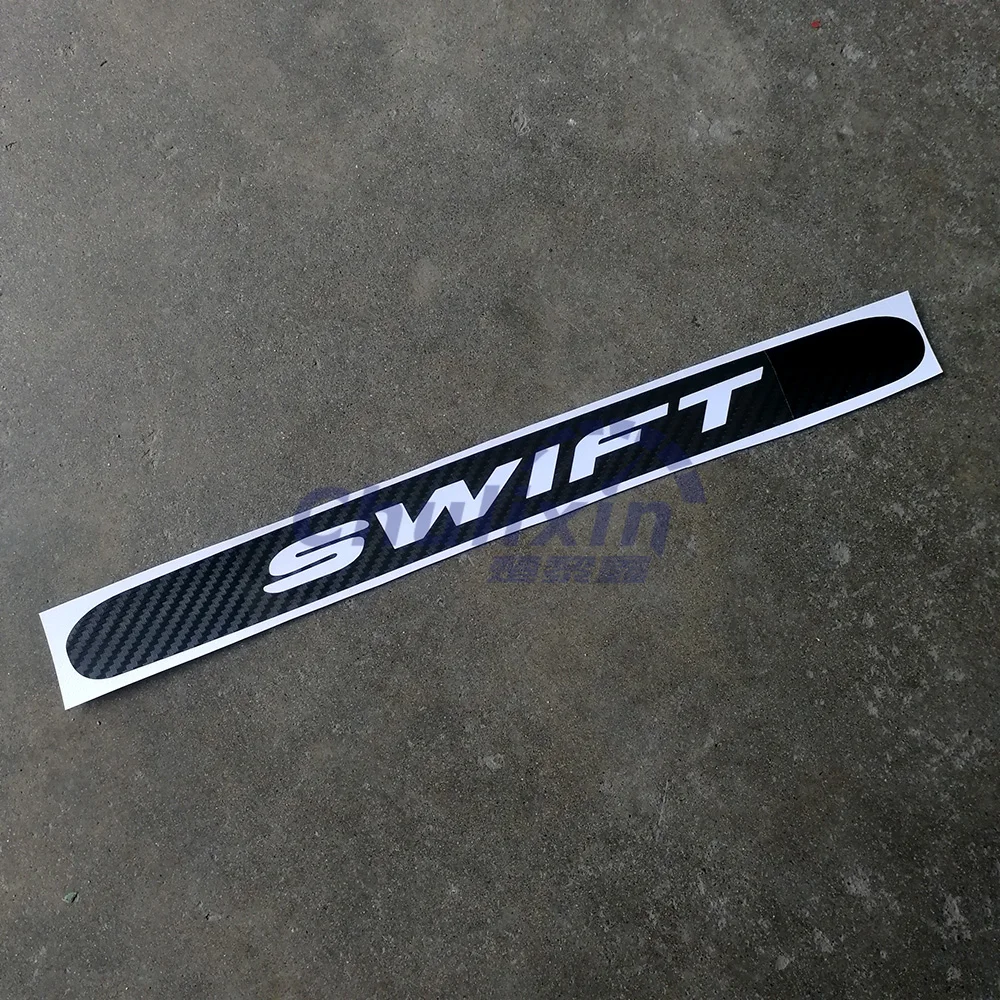 Для Suzuki Swift дополнительный тормозной фонарь наклейка стайлинг углеродное волокно тормозной фонарь наклейка автомобильная декоративная крышка автомобильные аксессуары
