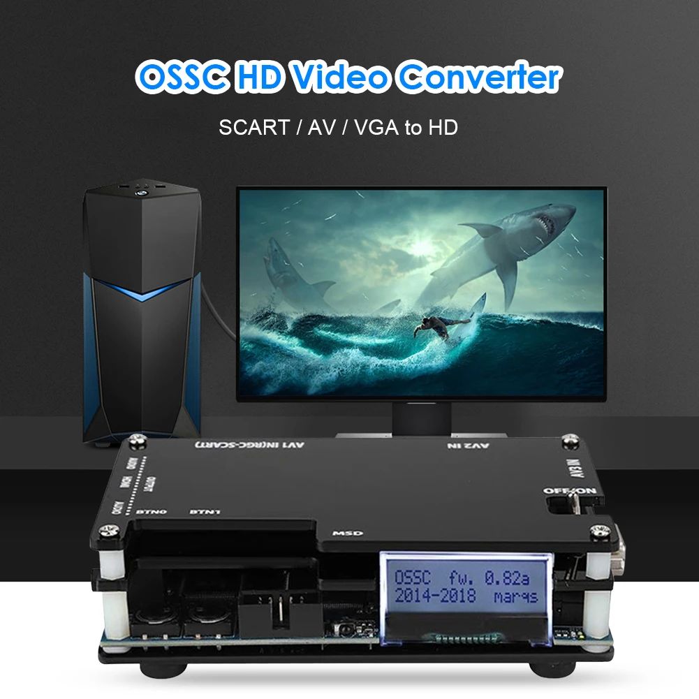 Комплект HDMI совместимых конвертеров OSSC для консоли Ретро видеоигр конвертер Sony